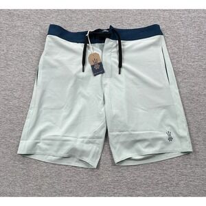 Stylish Men's Swim Board Shorts - Navy and Light Gray